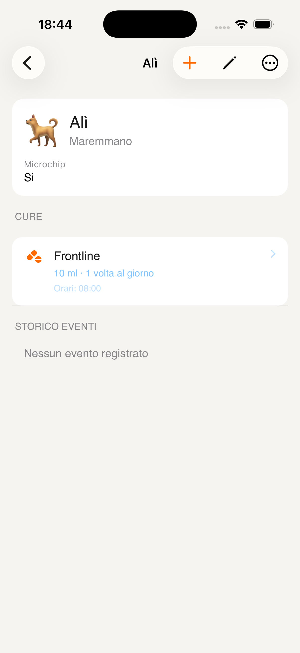 Cura attiva nel profilo