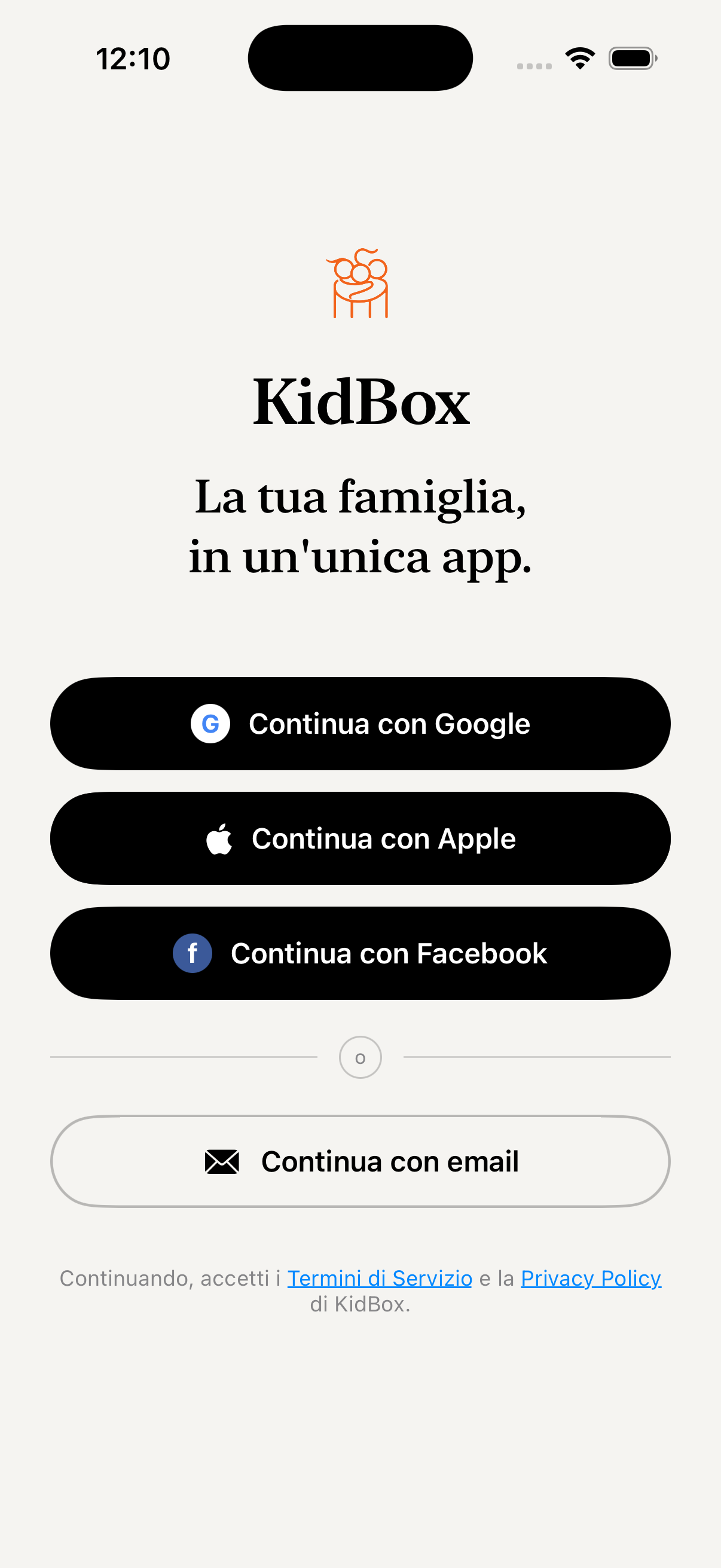 Login KidBox