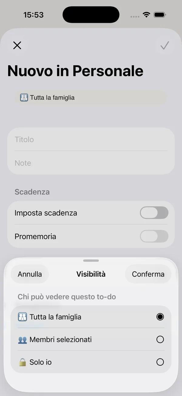 Liste di cose da fare per la famiglia